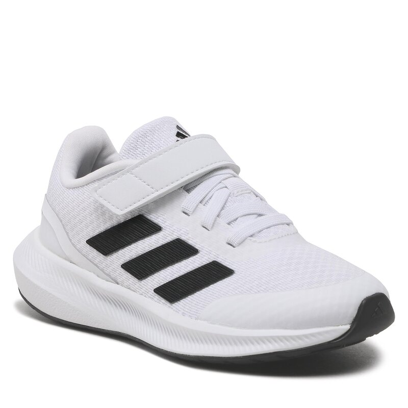 Schuhe adidas Runfalcon 3.0 Sport Running Elastic Lace Top Strap Shoes HP5868 Weiß Klettverschluss Halbschuhe Mädchen Kinderschuhe