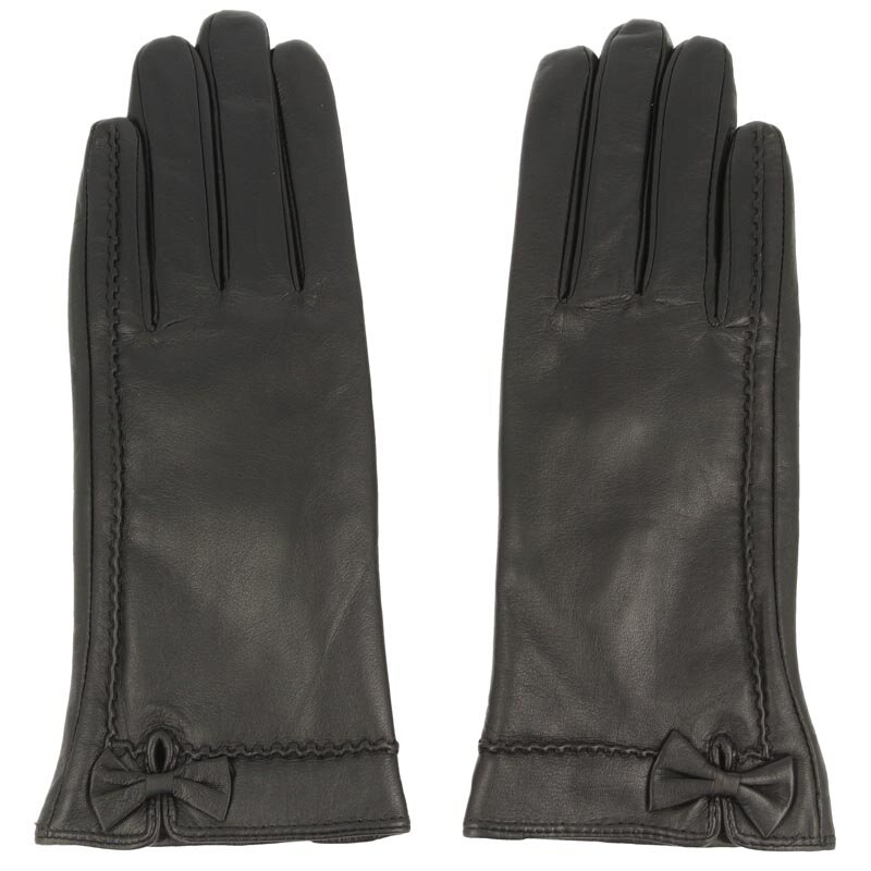 Damenhandschuhe Wittchen 39-6-530-1-S Schwarz Damen Handschuhe Handschuhe Leder-Galanterie Zubehör