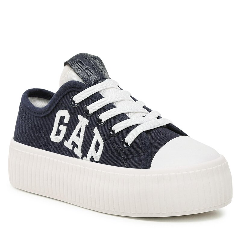 Sneakers aus Stoff Gap Jackson Twl GAI001F5TYELYBGP Blue Rutschschuhe Halbschuhe Mädchen Kinderschuhe