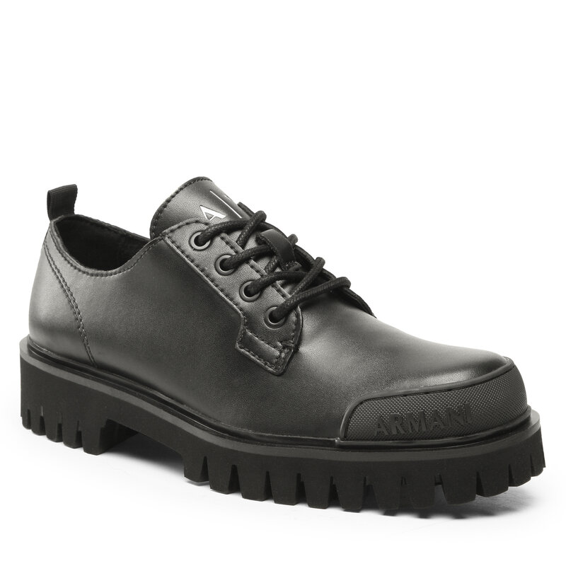 Halbschuhe Armani Exchange XUC012 XV612 00002 Black Alltagsschuhe Halbschuhe Herrenschuhe