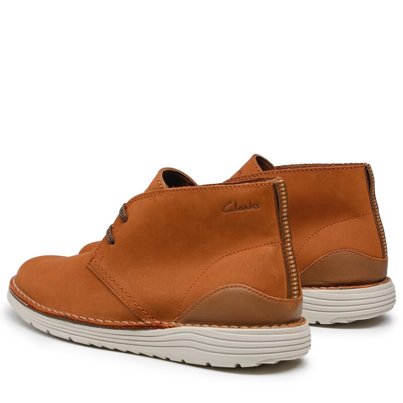 Schnürschuhe Clarks Brahnz Mid 261691137 Tan Nubuck Schnürschuhe Stiefel und andere Herrenschuhe