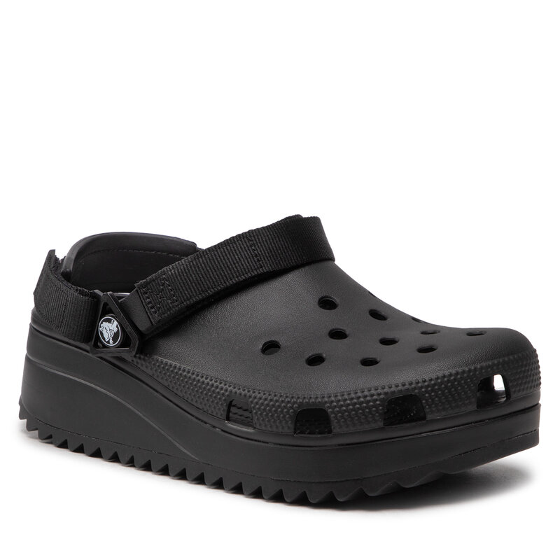 Sandalen Crocs Classic Hiker Clog 206772 Black Sandalen Pantoletten und Sandaletten Damenschuhe