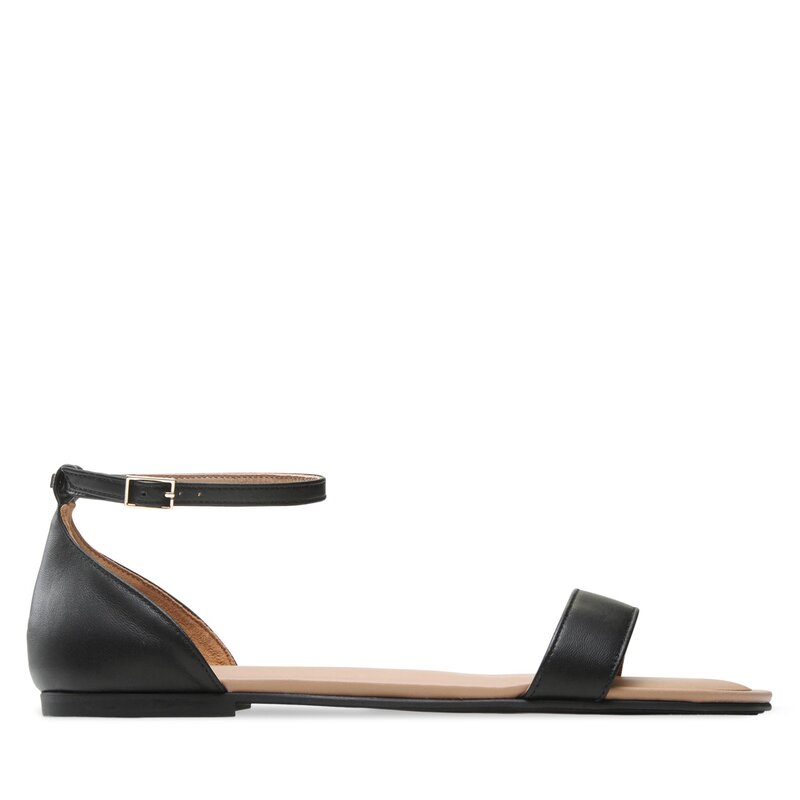 Zehentrenner Boss 50493019 Black 01 Zehentrenner Pantoletten und Sandaletten Herrenschuhe