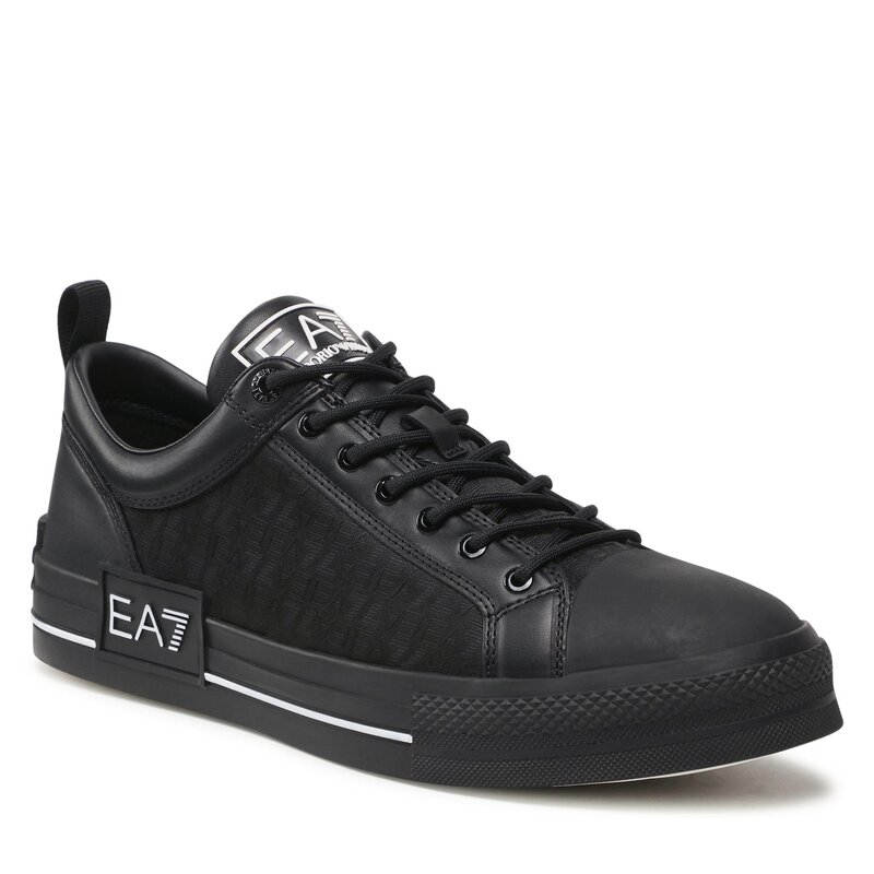Sneakers aus Stoff EA7 Emporio Armani X8X135 XK294 S387 Triple Black/Wht Eb Unisex