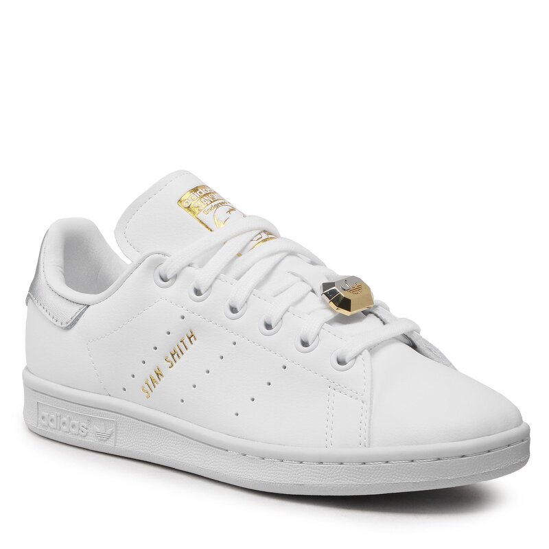 Schuhe adidas Stan Smith W HQ4243 Ftwwht/Silvmt/Goldmt Sneakers Halbschuhe Damenschuhe