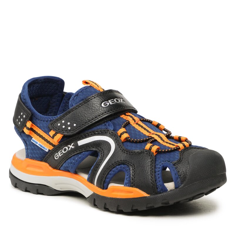 Sandalen Geox J Borealis B. B J250RB 014ME C0820 D Navy/Orange Sandalen Pantoletten und Sandaletten Jungen Kinderschuhe