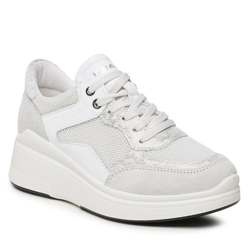 Sneakers IGI&CO 3653111 White/Silver Sneakers Halbschuhe Damenschuhe
