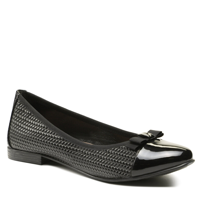 Ballerinas Sarah Karen RST-ELENA-03 Black Ballerinas Halbschuhe Damenschuhe
