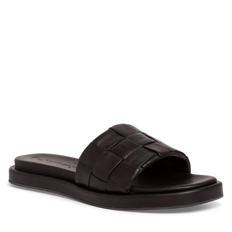 Pantoletten Tamaris 1-27136-20 Black 001 Alltägliche Pantoletten Pantoletten Pantoletten und Sandaletten Damenschuhe