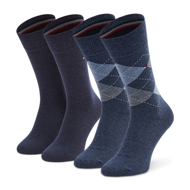2er-Set hohe Herrensocken Tommy Hilfiger 100001495 Jeans 356 Hohe Herren Socken Textilien Zubehör
