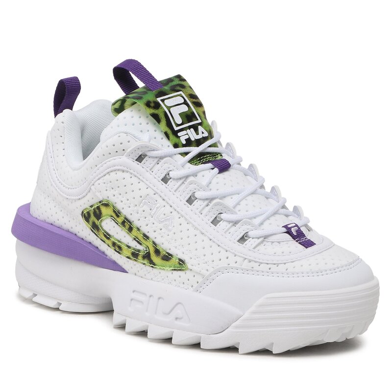 Sneakers Fila Disruptor T Wmn FFW0244.13198 White/Electric Purple Sneakers Halbschuhe Damenschuhe