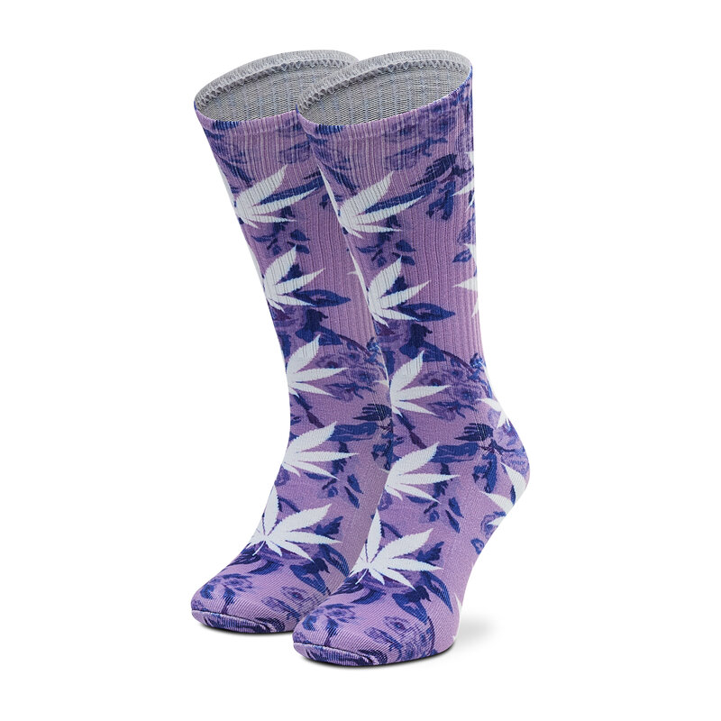 Hohe Unisex-Socken HUF Digital Plantlife SK00620 Purple Hohe Damen Socken Textilien Zubehör