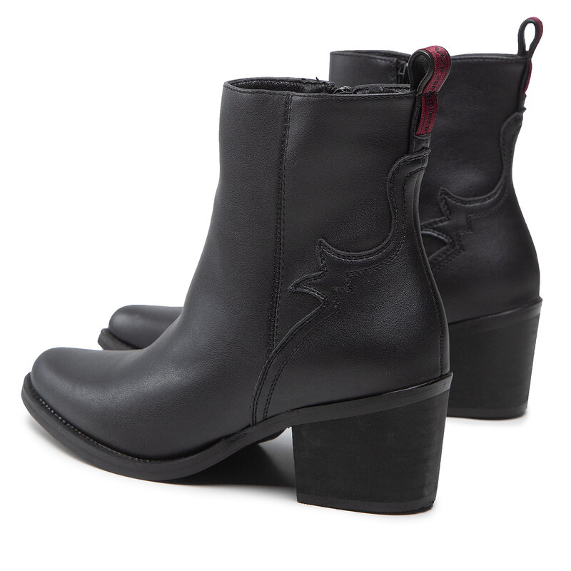 Stiefeletten Wrangler Cassidy Mid L22633A Black 062 Cowboystiefel Stiefel und andere Damenschuhe