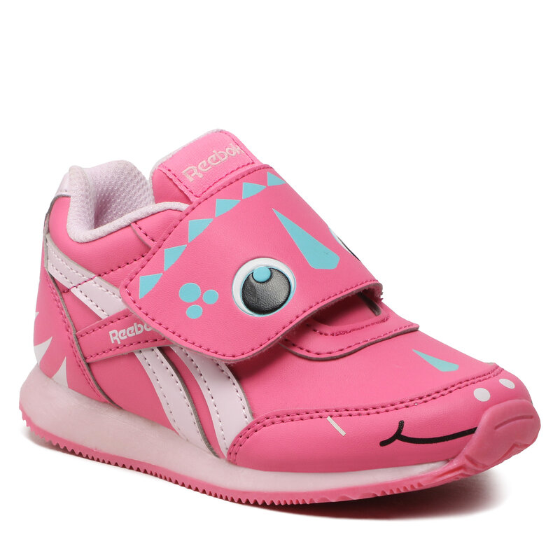Schuhe Reebok Royal Cl Jog 2 Kc HP4733 Trupnk/Pixpnk/Dgtblu Klettverschluss Halbschuhe Mädchen Kinderschuhe