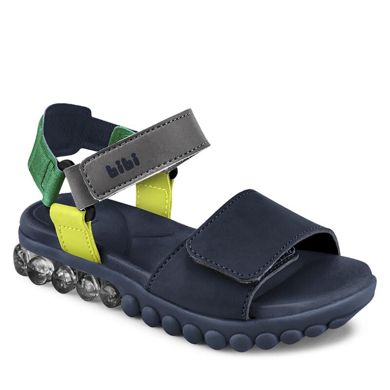 Sandalen Bibi Summer Roller 1193011 Navy/Yellow Fluor/Mint Sandalen Pantoletten und Sandaletten Jungen Kinderschuhe