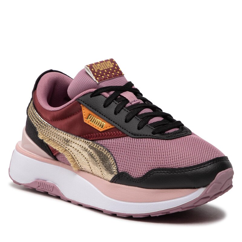 Sneakers PUMA Cruise Rider Boho Geam 386035 01 Pumablack/Almond Blossom/Red Sneakers Halbschuhe Damenschuhe