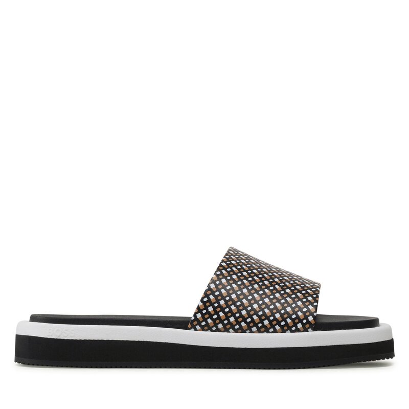 Pantoletten Boss 50493093 Black 3 Pantoletten Pantoletten und Sandaletten Damenschuhe