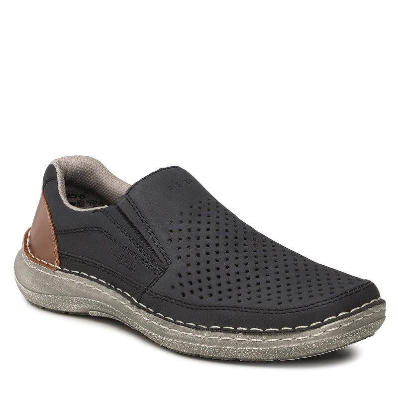Halbschuhe Rieker 03079-14 Blau Alltagsschuhe Halbschuhe Herrenschuhe