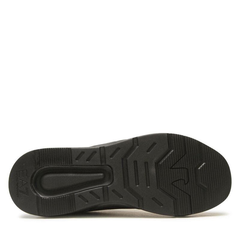 Sneakers EA7 Emporio Armani X8X070 XK165 M826 Triple Black/Silver Sneakers Halbschuhe Herrenschuhe ZL10666