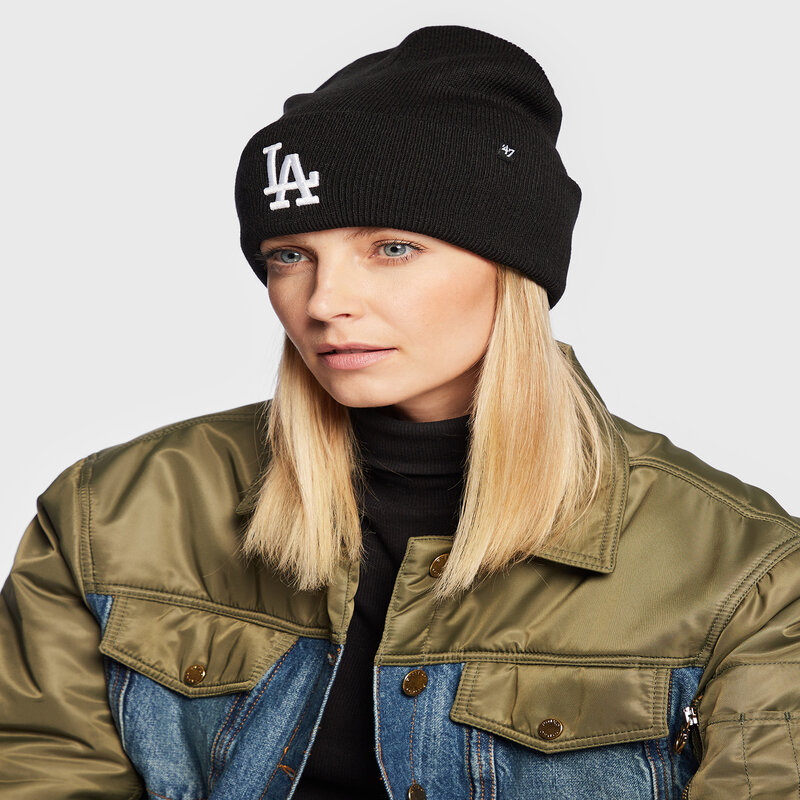 Mütze 47 Brand B-HYMKR12ACE-BKA Black Wintermützen Damen Mützen Mützen Textilien Zubehör