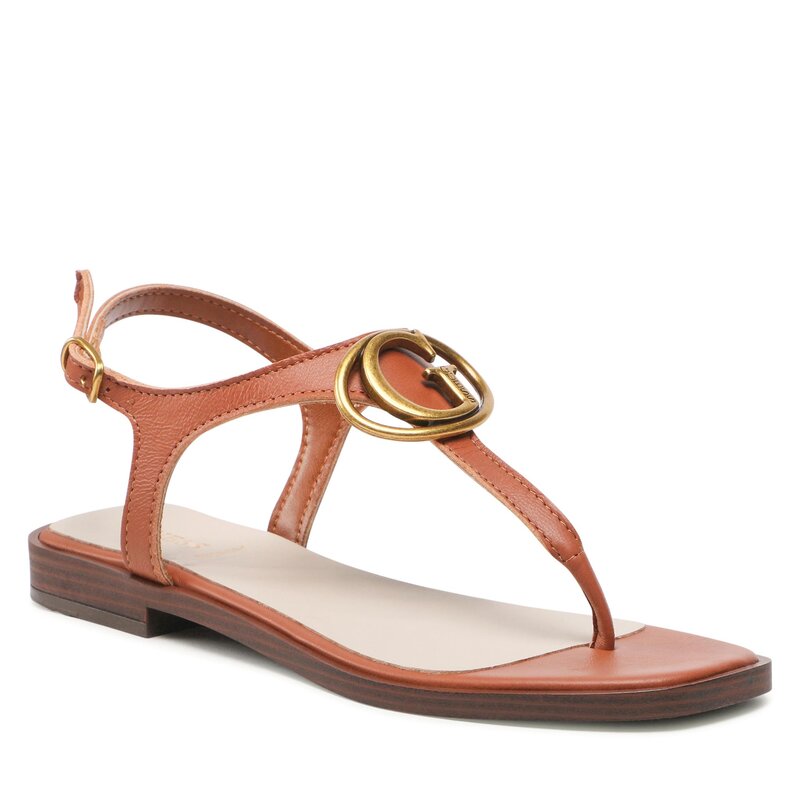 Sandalen Guess Miry Made In Italy FL6MRY LEA21 COGNA Alltägliche Sandalen Sandalen Pantoletten und Sandaletten Damenschuhe