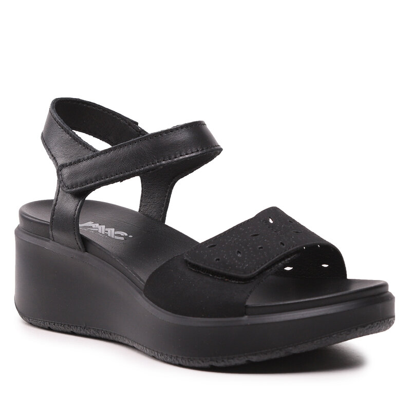 Sandalen Imac 358380 Black/Black 03310/011 Keilabsatz Pantoletten und Sandaletten Damenschuhe