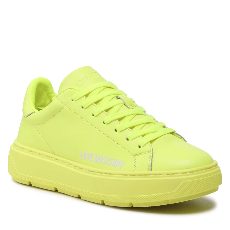 Sneakers LOVE MOSCHINO JA15304G1GID0400 Fluo Giallo Sneakers Halbschuhe Damenschuhe