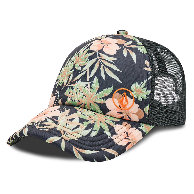 Cap Volcom Into Paradise E5512301 Black Combo Caps Damen Mützen Mützen Textilien Zubehör
