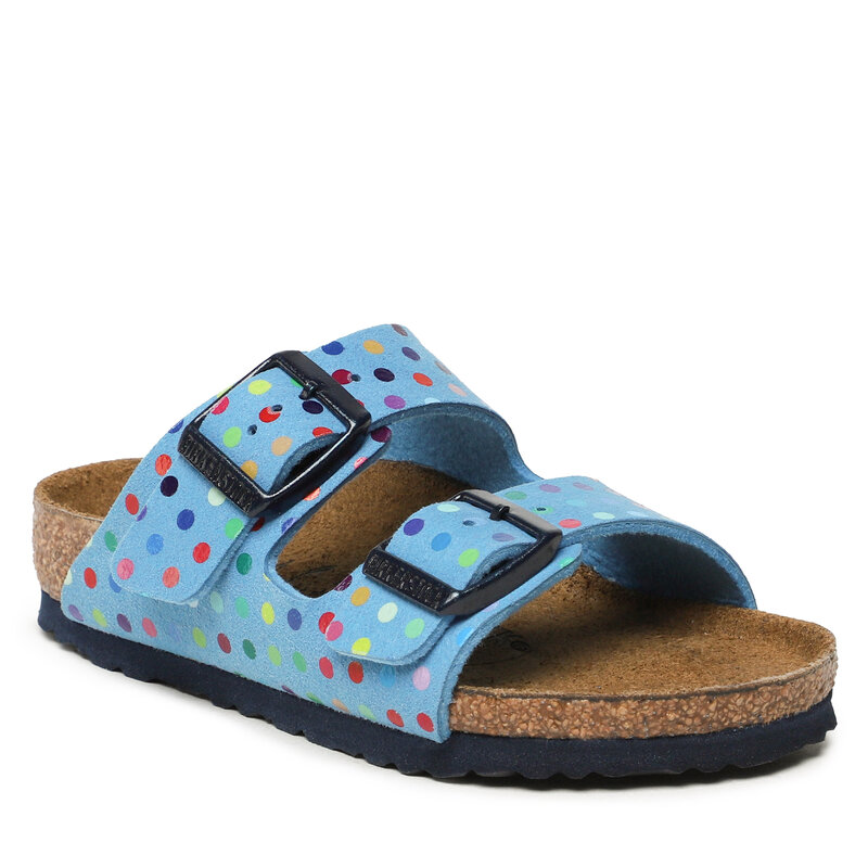 Pantoletten Birkenstock Arizona 1024343 Sky Blue Pantoletten Pantoletten und Sandaletten Mädchen Kinderschuhe