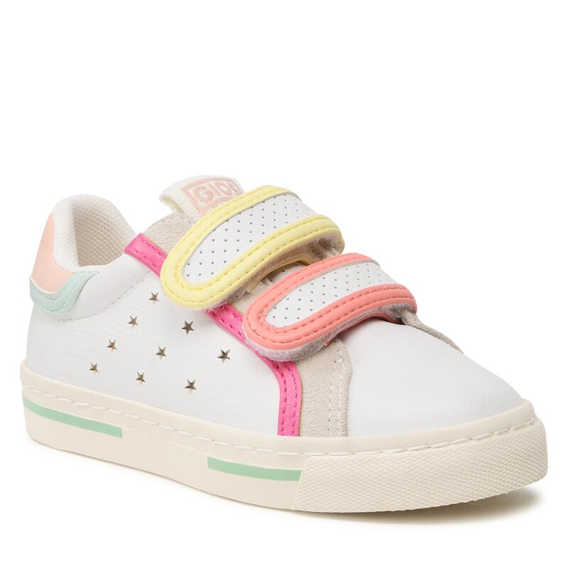 Sneakers aus Stoff Gioseppo 68881-P White Halbschuhe Mädchen Kinderschuhe