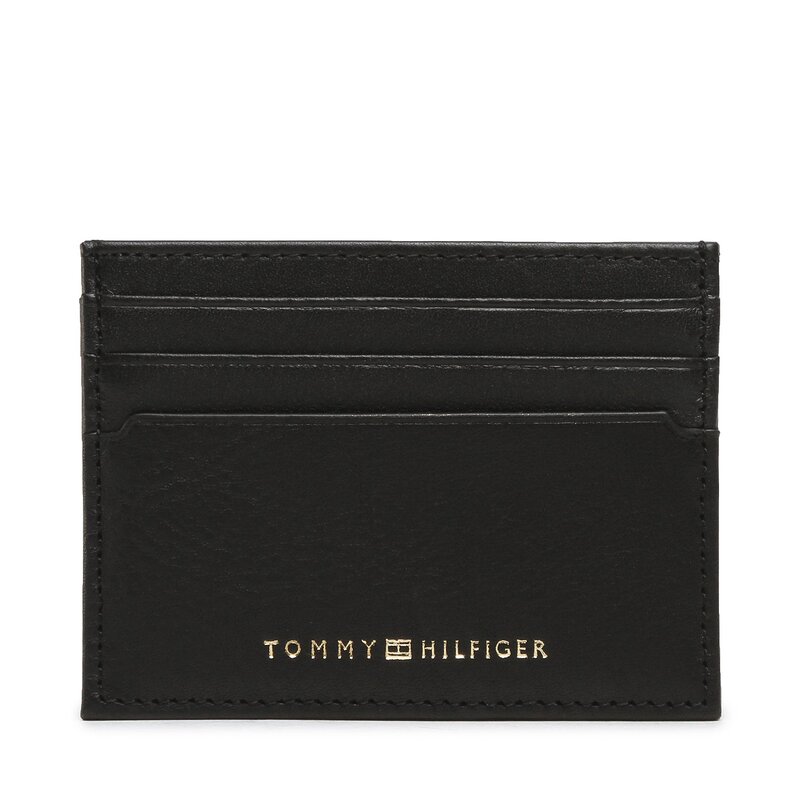 Kreditkartenetui Tommy Hilfiger Th Premium Cc Holder AM0AM10605 BDS Kreditkarten-Etui Etuis Leder-Galanterie Zubehör