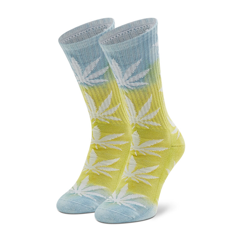 Hohe Socken Unisex HUF Planlife Tiedye SK00432 Lblue Hohe Damen Socken Textilien Zubehör
