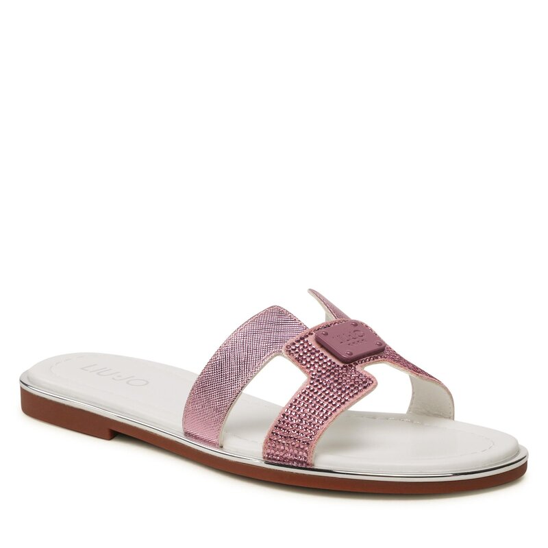 Pantoletten Liu Jo Sally 511 4A3711 TX309 Pink 00006 Alltägliche Pantoletten Pantoletten Pantoletten und Sandaletten Damenschuhe