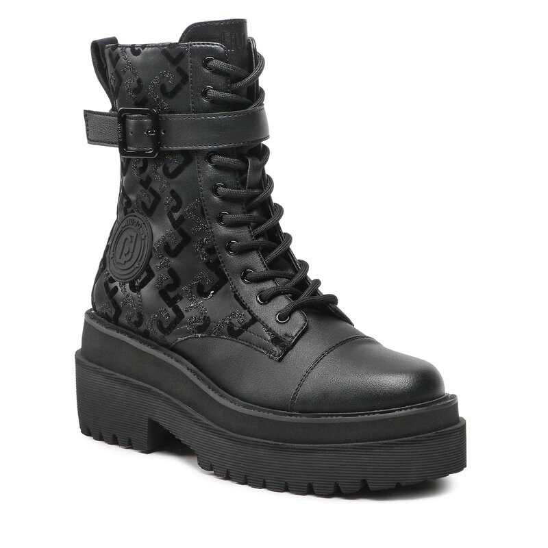 Stiefeletten Liu Jo Purple 17 SF2103 EX145 Black 22222 Boots Stiefel und andere Damenschuhe