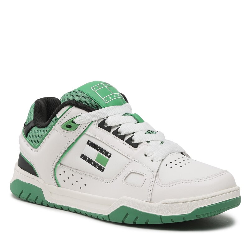 Sneakers Tommy Jeans Skater Tongue EM0EM01158 Coastal Green LY3 Sneakers Halbschuhe Herrenschuhe