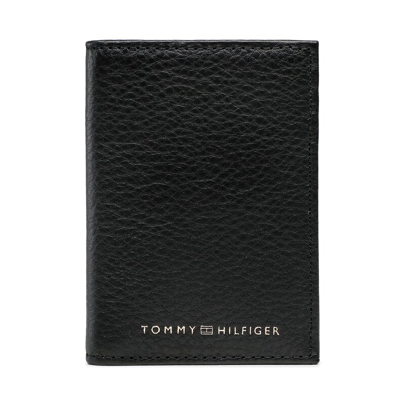 Kreditkartenetui Tommy Hilfiger Th Premium Leather Bifold AM0AM10991 BDS Kreditkarten-Etui Etuis Leder-Galanterie Zubehör