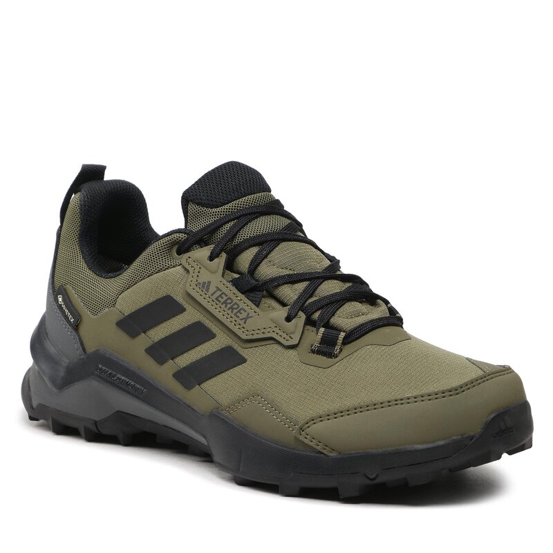Schuhe adidas Terrex AX4 GORE-TEX Hiking Shoes HP7400 Grün Trekkingschuhe Halbschuhe Herrenschuhe