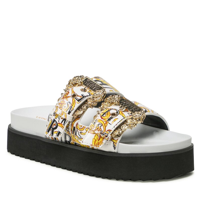 Pantoletten Versace Jeans Couture 74VA3SM1 ZS366 G03 Alltägliche Pantoletten Pantoletten Pantoletten und Sandaletten Damenschuhe
