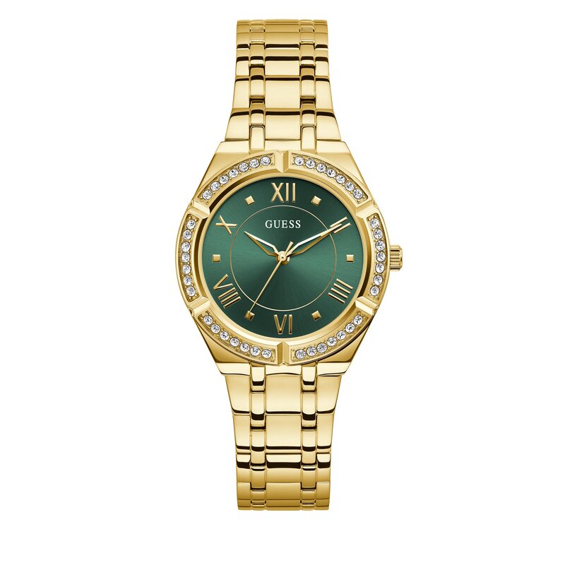 Uhr Guess Cosmo GW0033L8 Gold/Green Damen Uhren Zubehör