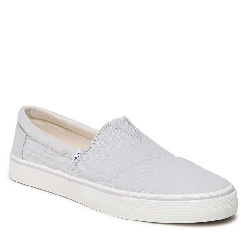 Sneakers aus Stoff Toms Alpargata Fenix Slip On 10017698 Lunar Grey Turnschuhe Halbschuhe Herrenschuhe