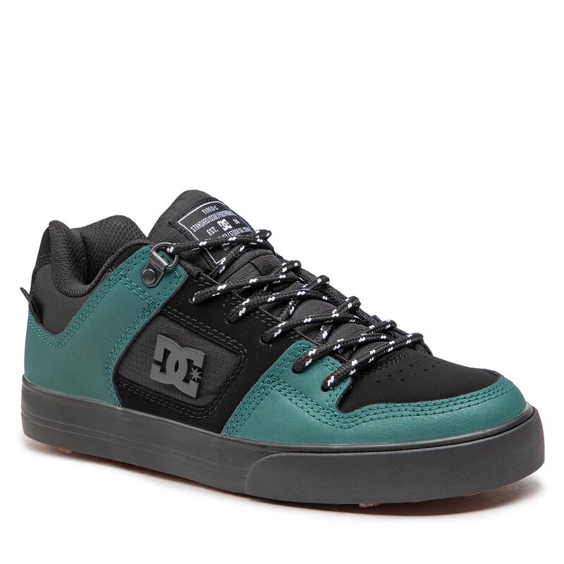 Sneakers DC Pure Wnt ADYS300151 Black/Green/Black (XKGK) Sneakers Halbschuhe Herrenschuhe