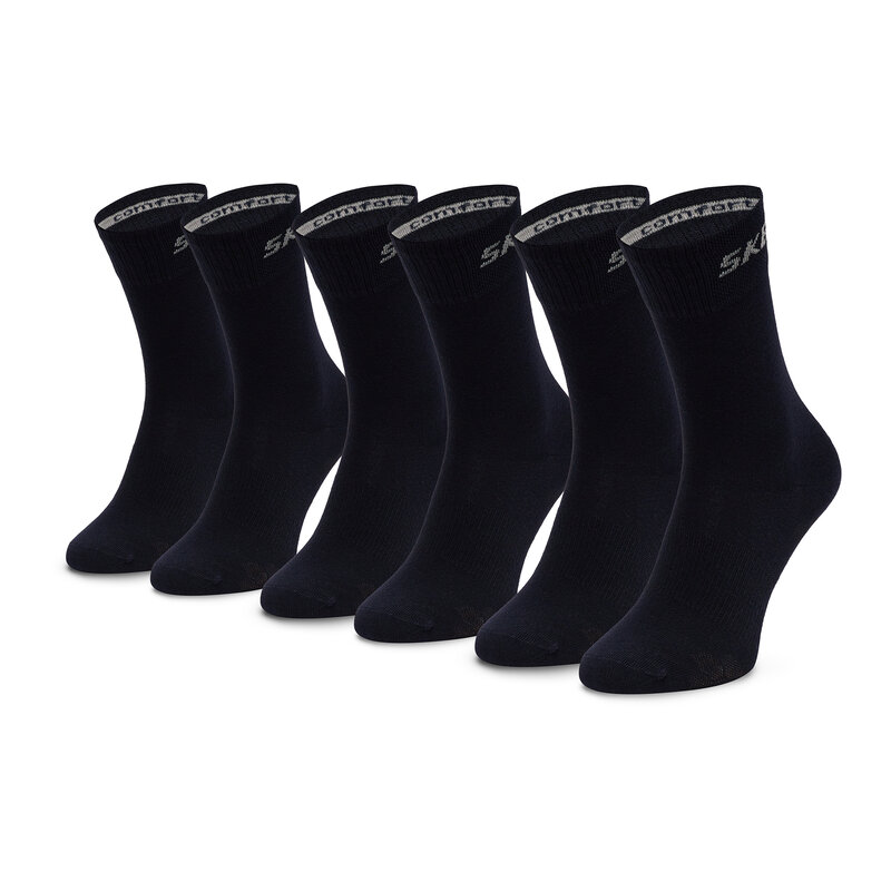 3er-Set hohe Unisex-Socken Skechers SK41040 Navy 5999 Hohe Damen Socken Textilien Zubehör