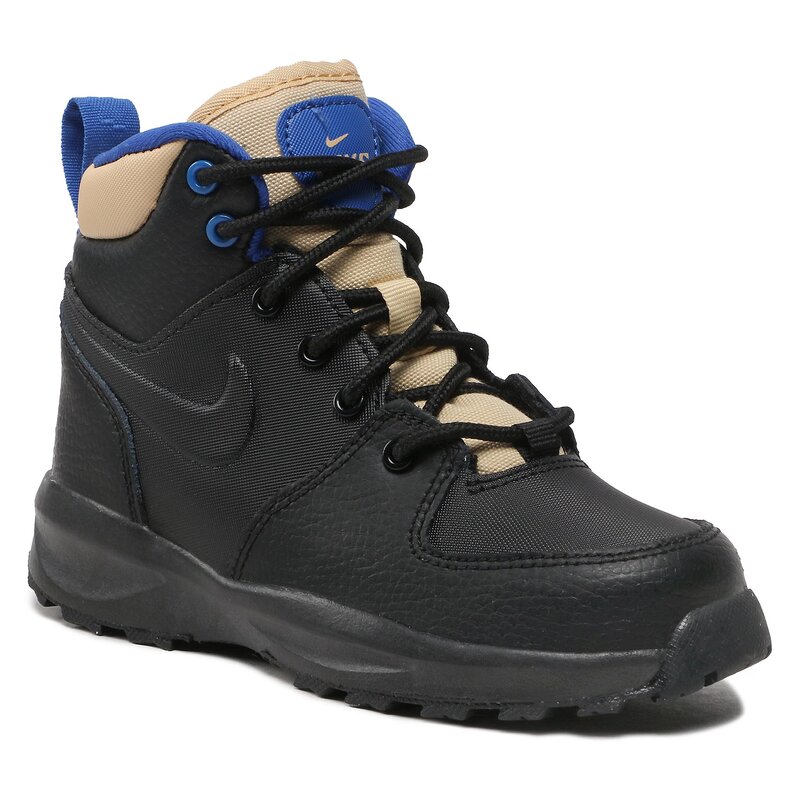 Schuhe Nike Manoa Ltr (Ps) BQ5373 003 Black/Black/Sesame/Game Royal Schnürschuhe Stiefel und andere Jungen Kinderschuhe