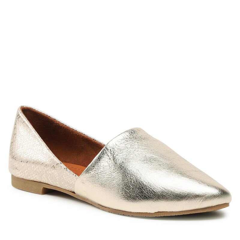Halbschuhe Piazza 830020 Gold 82 Flache Halbschuhe Damenschuhe