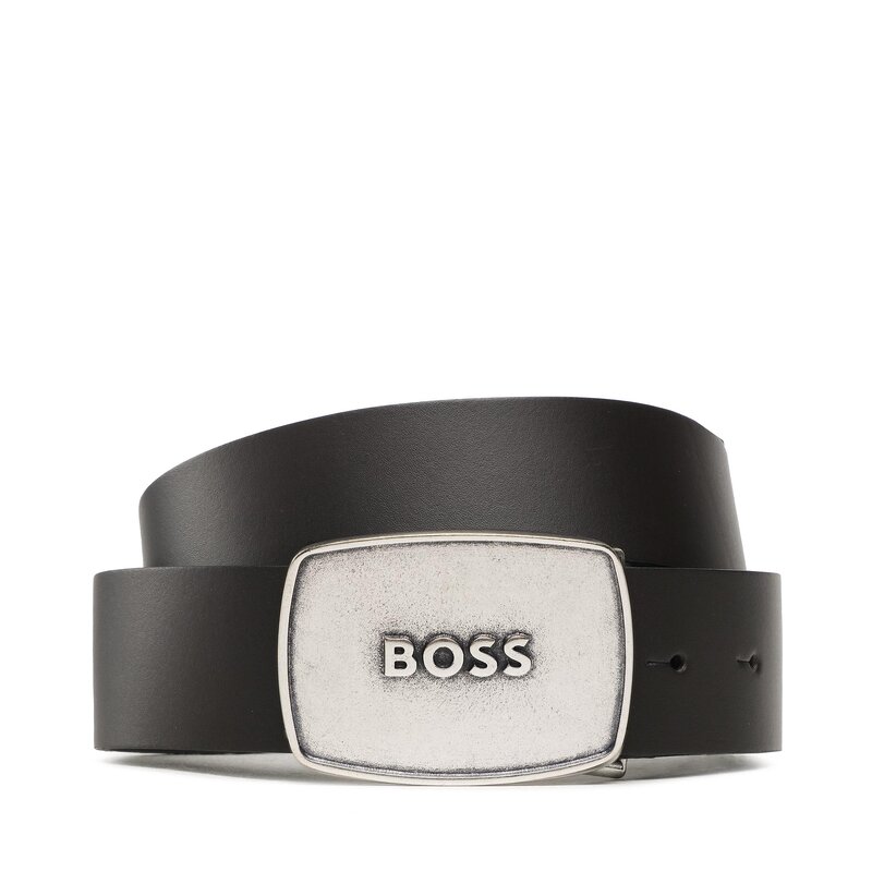 Herrengürtel Boss 50491888 Dark Brown 202 Herrengürtel Gürtel Leder-Galanterie Zubehör