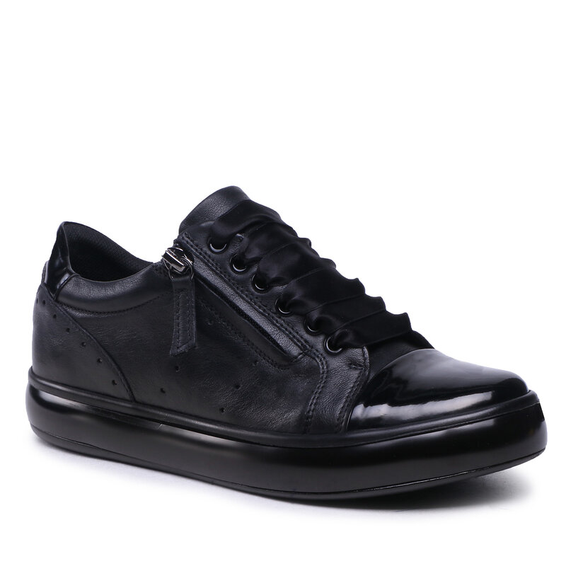 Sneakers Geox D Leelu' D35FFE08502C9999 Black Sneakers Halbschuhe Damenschuhe