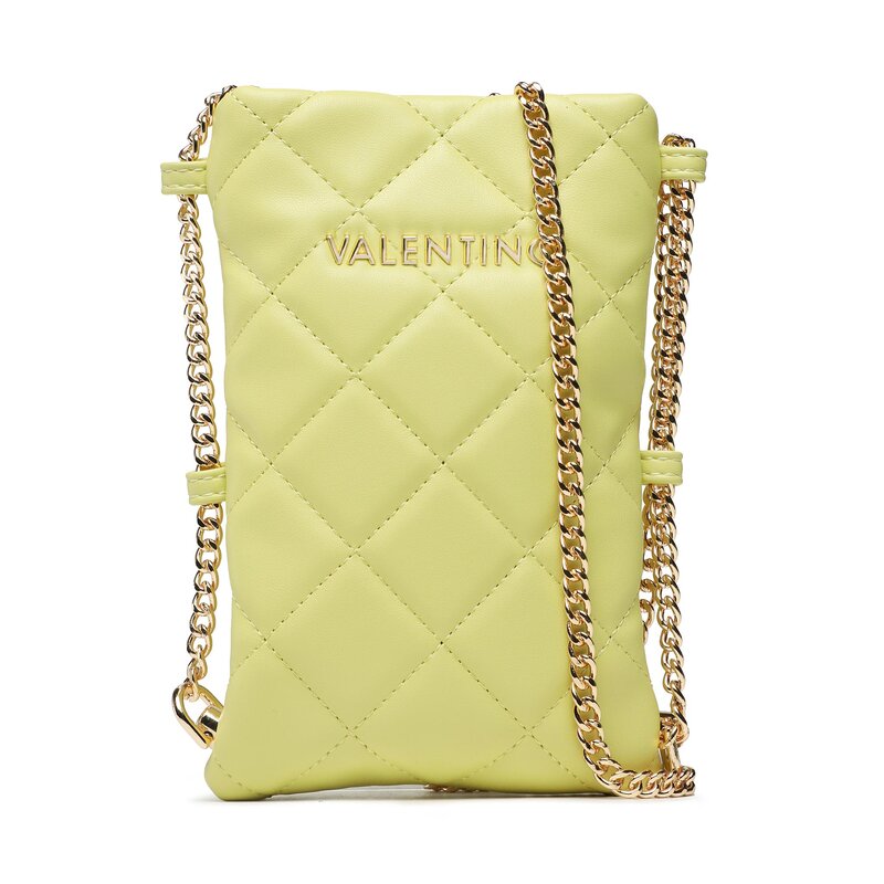 Handy-Etui Valentino Ocarina VBS3KK17 Lime Handyetui Etuis Leder-Galanterie Zubehör
