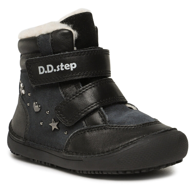 Stiefel DD Step W063-798A Black Stiefel Stiefel und andere Mädchen Kinderschuhe