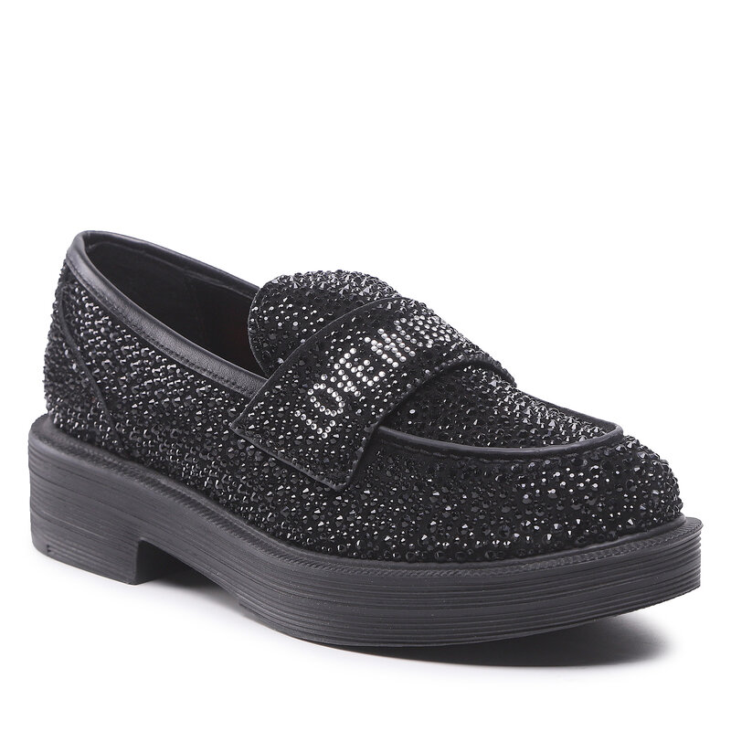 Halbschuhe LOVE MOSCHINO JA10044G1GIGA000 Nero Flache Halbschuhe Damenschuhe