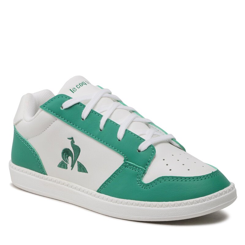 Sneakers Le Coq Sportif Breakpoint Gs Sport 2310248 Optical White/Vert Clair Schnürschuhe Halbschuhe Jungen Kinderschuhe